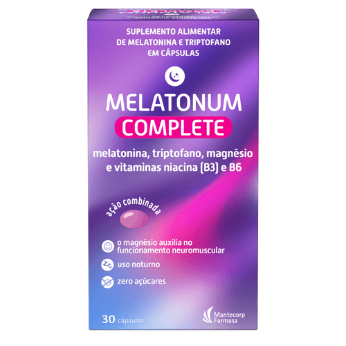 Melatonum Complete com 30 Capsulas