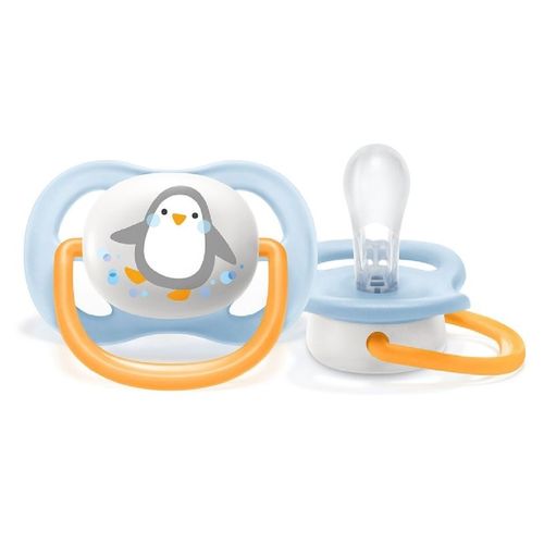 Chupeta Philips Aventis Ultra Air Unitária Menino Pinguim 0 a 6 meses