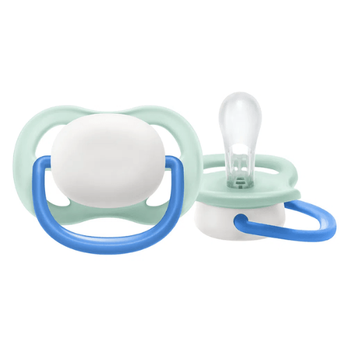 Chupeta Philips Aventis Ultra Air Unitária Menino Branco/Azul 0 a 6 meses