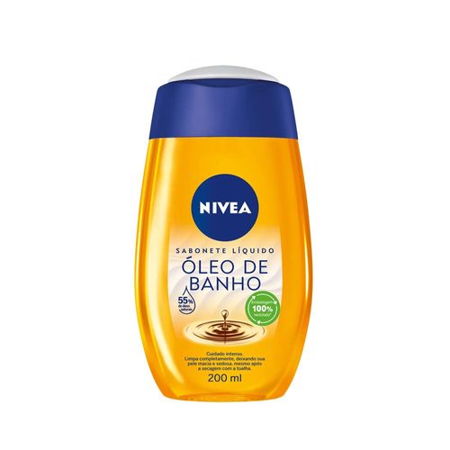 Sabonete liquido Nivea com Oleo de banho 200ml.