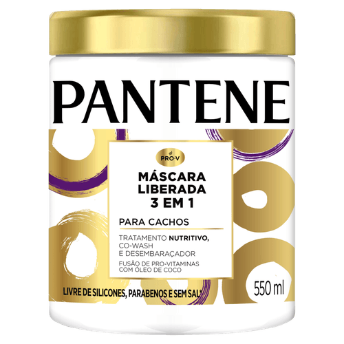 Mascara de Tratamento Pantene Liberada 550ml