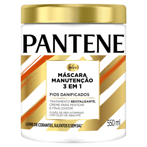 Mascara de Tratamento Pantene Manutençao 550ml