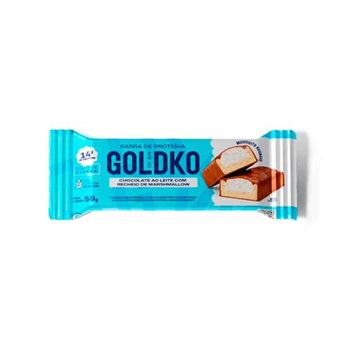 Barra de Proteína Chocolate ao Leite com Marshmallow Goldko 50g
