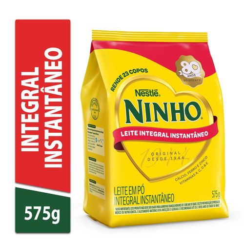 Ninho Leite Po Instantâneo Integral Sache com 575g