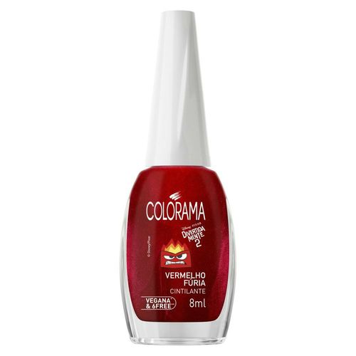 Esmalte Colorama Divertidamente 2 Vermelho Furia 8ml