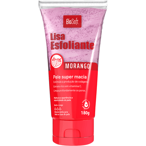 Esfoliante Lisa Morango 180g