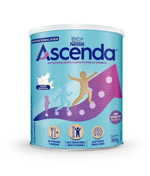 Suplemento Alimentar Ascenda Sabor Baunilha 364g