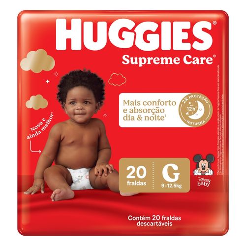 Fralda Huggies Disney Supreme Care G Com 20 Unidades