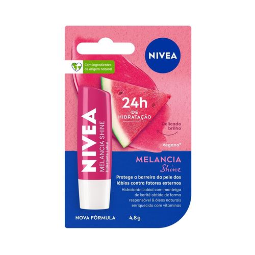 Nivea Hidratante Labial Melancia Shine 4,8 g