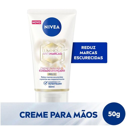 Creme para Mãos Nivea Luminous 630 50g