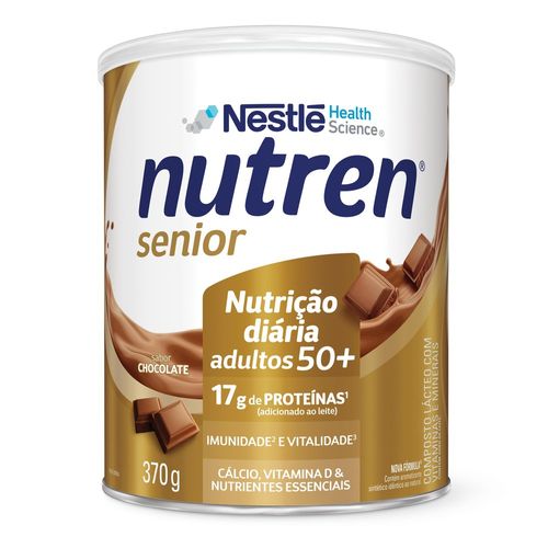 Complemento Alimentar Nutren Senior Pó Chocolate Lata 370g