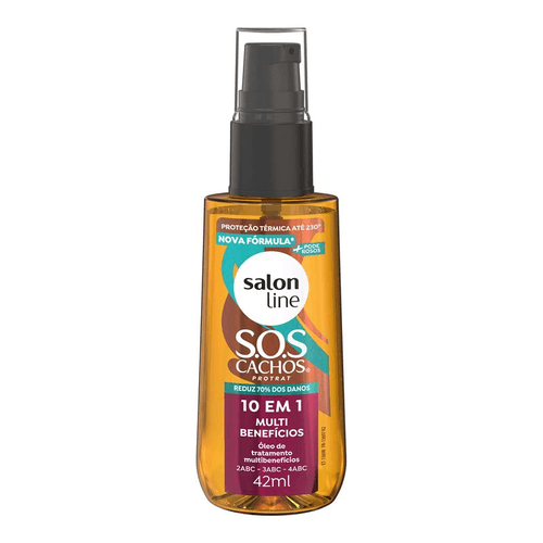Óleo SOS Cachos 10 em 1 Multi Benefícios Salon Line 42ml