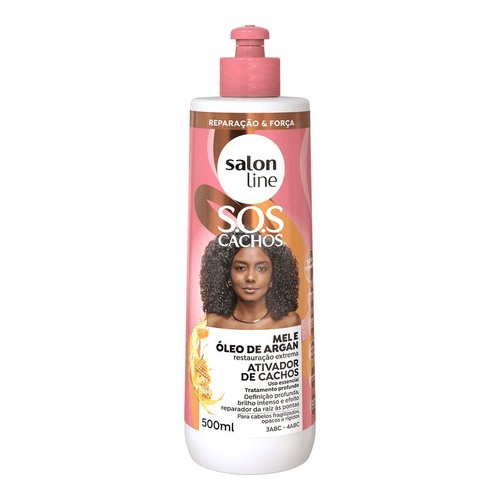 Ativador de Cachos Salon Line SOS Mel Cachos Intensos 500ml