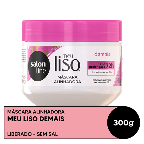 Máscara Hidratante Salon Line Meu Liso Demais 300g