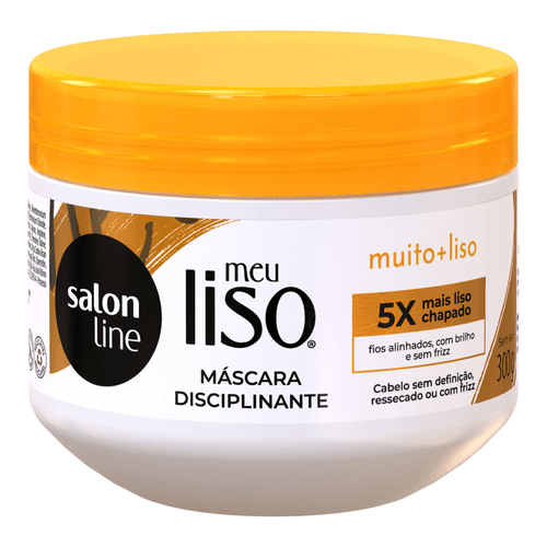Máscara Hidratante Salon Line Meu Liso Muito + Liso 300g