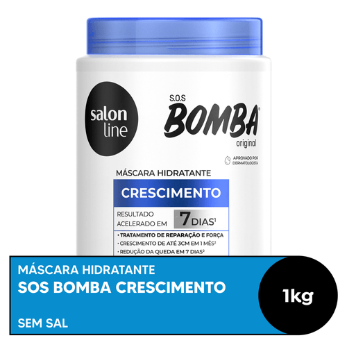 Máscara de Hidratação Salon Line SOS Bomba Original 1kg