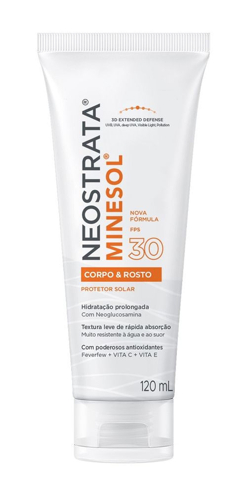 Protetor Solar NeoStrata Minesol Rosto & Corpo FPS 30 120ml