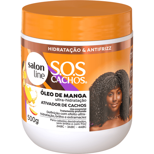 Ativador de Cachos Salon Line SOS Cachos Óleo de Manga 500g