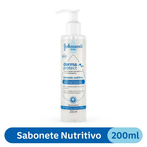 Sabonete Líquido Johnson's Baby Derma Protect 200ml