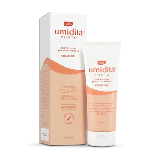 Creme Gel Umiditá Rosto FPS 25 50ml