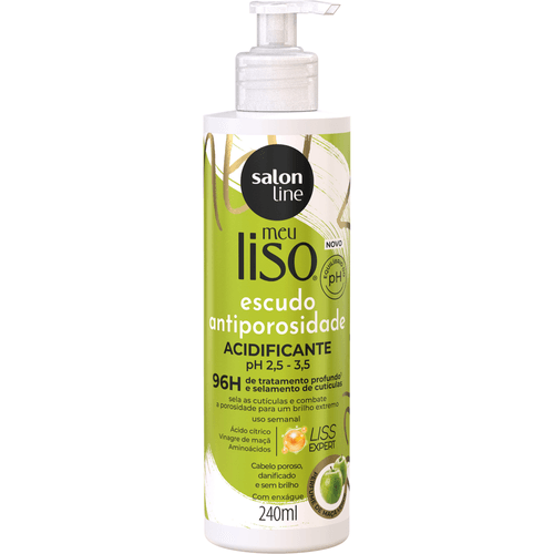 Acidificante Escudo Salon Line Antiporosidade Meu Liso 240ml