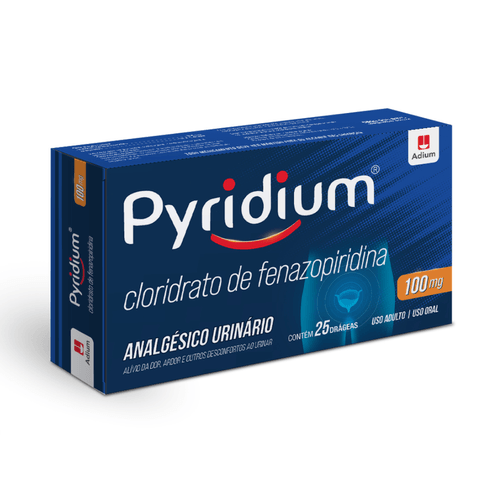 Pyridium 100mg com 25 Drágeas