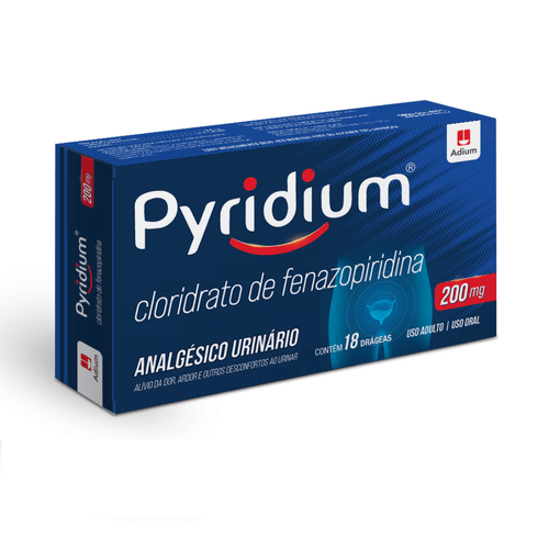 Pyridium 200mg com 18 Drágeas