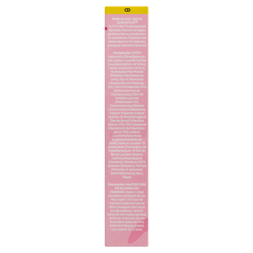 Kit Sabonete Liquido Intimo Fragrancia Tutti Frutti com 2 Unidades 200ml