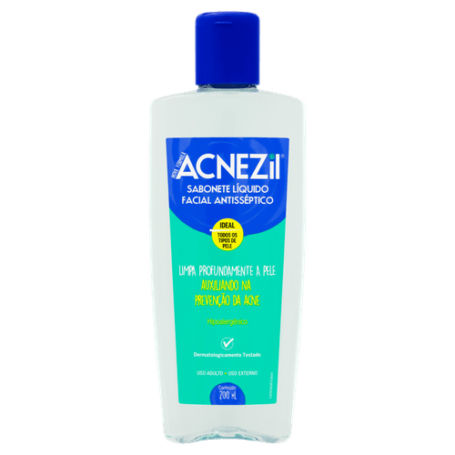 Acnezil Sabonete Liquido Facial 200ml