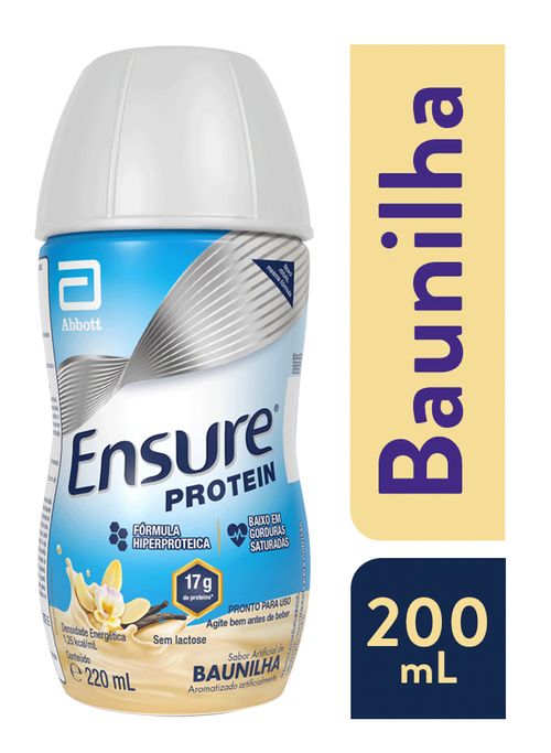 Suplemento Nutricional Ensure Protein Baunilha 220ml