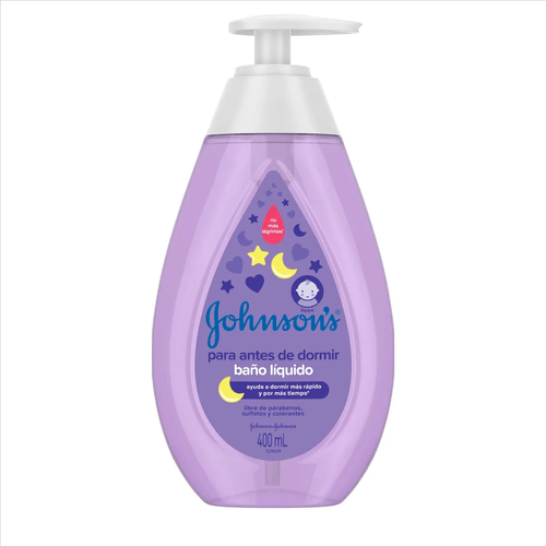 Sabonete Líquido Johnson's Baby Para Antes de Dormir 400ml