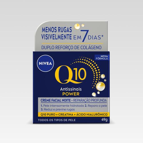 Nivea Creme Facial Antissinais Q10 Power Noite 49g