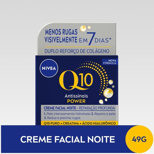 Nivea Creme Facial Antissinais Q10 Power Noite 49g
