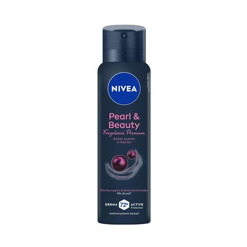 Nivea Desodorante Antitranspirante Aerossol Pearl & Beauty Fragrância Premium 150ml