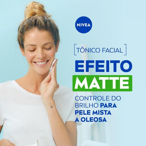 Tônico Adstringente Facial Nivea Controle do Brilho Efeito Matte 200ml
