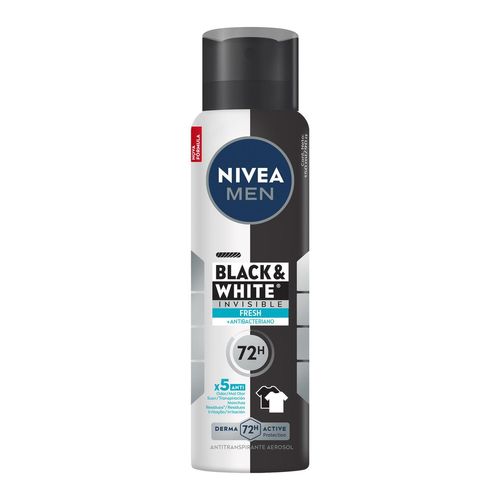Nivea Men Desodorante Antitranspirante Aerossol Invisible Black & White Fresh 150ml