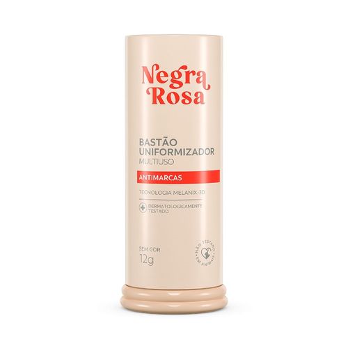 Bastao Uniformizador Multiuso Antimarcas Negra Rosa 12g