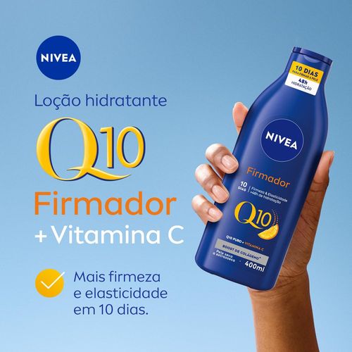 Hidratante Nivea Firmador Q10 + Vitamina C Pele Seca A Extrasseca 400ml