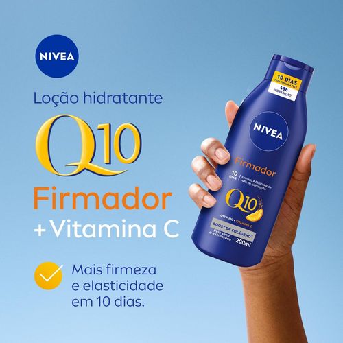 Hidratante Nivea Firmador Q10 + Vitamina C Pele Seca A Extrasseca 200ml