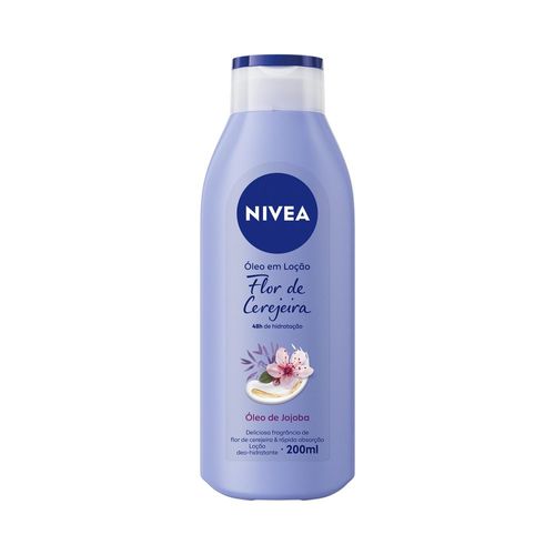 Hidratante Nivea Óleos Essenciais Flor de Cerejeira e Óleo de Jojoba 200ml