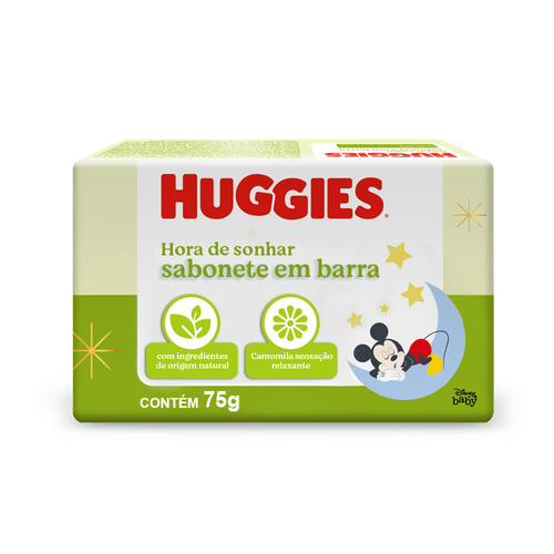 Sabonete Barra Huggies Disney Chá de Camomila 75g