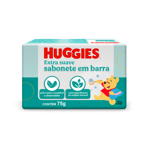 Sabonete Barra Huggies Disney Extra Suave 75g