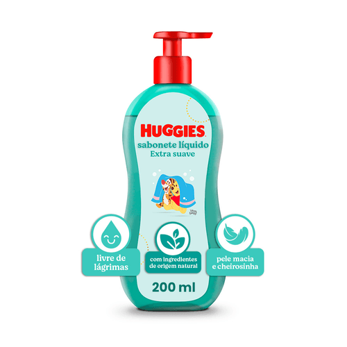 Sabonete Líquido Huggies Disney Extra Suave 200ml