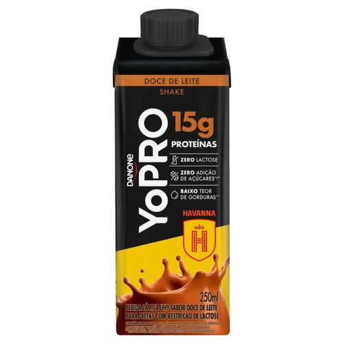 Bebida Láctea YoPRO UHT Doce de Leite Havanna 15g de Proteínas 250ml