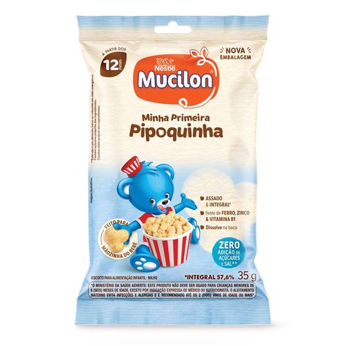 Snack Pipoquinha Milho Mucilon 35g