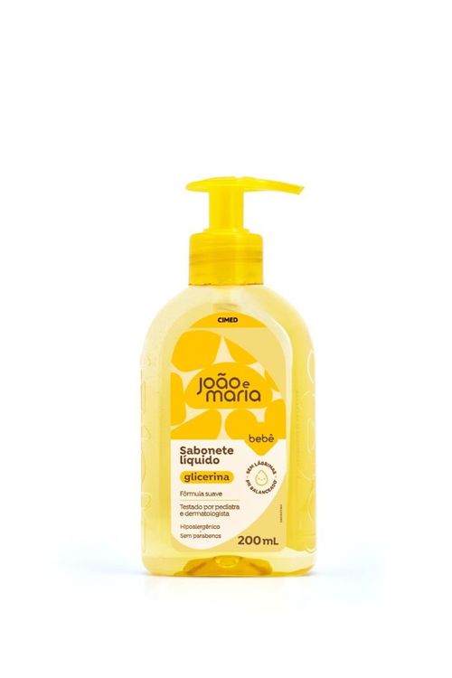 Sabonete Líquido de Glicerina João e Maria 200ml