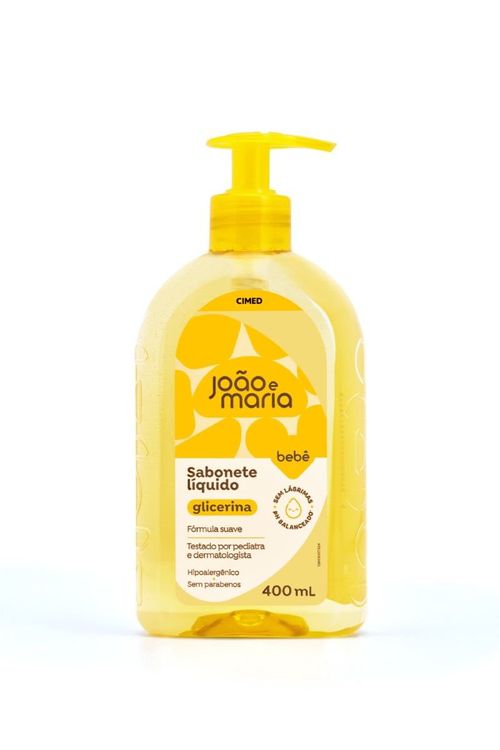 Sabonete Líquido de Glicerina João e Maria 400ml