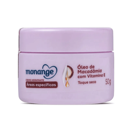 Hidratante com Óleo de Macadâmia para Áreas Específicas Monange com Vitamina E 50g