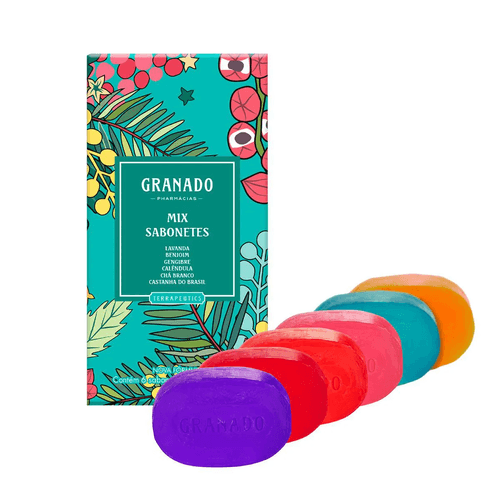 Kit Sabonete em Barra Granado Terrapeutics com 6 Unidades 90g