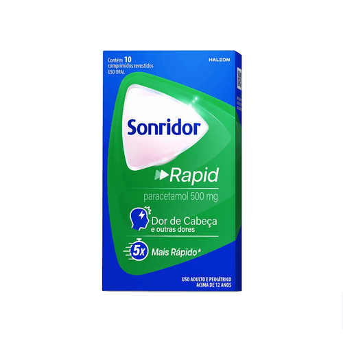 Sonridor Rapid Paracetamol 500mg com 10 Comprimidos